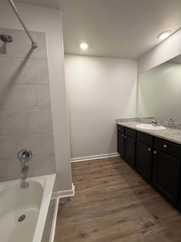 Bathroom with tub