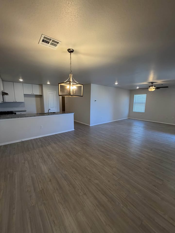 Dining and living area
