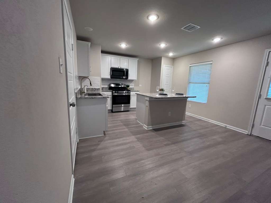 Kitchen and dining area
